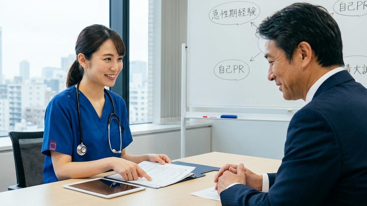 看護師の自己PR書き方｜採用担当者が見るポイント＆急性期経験を活かす例文のイメージ画像