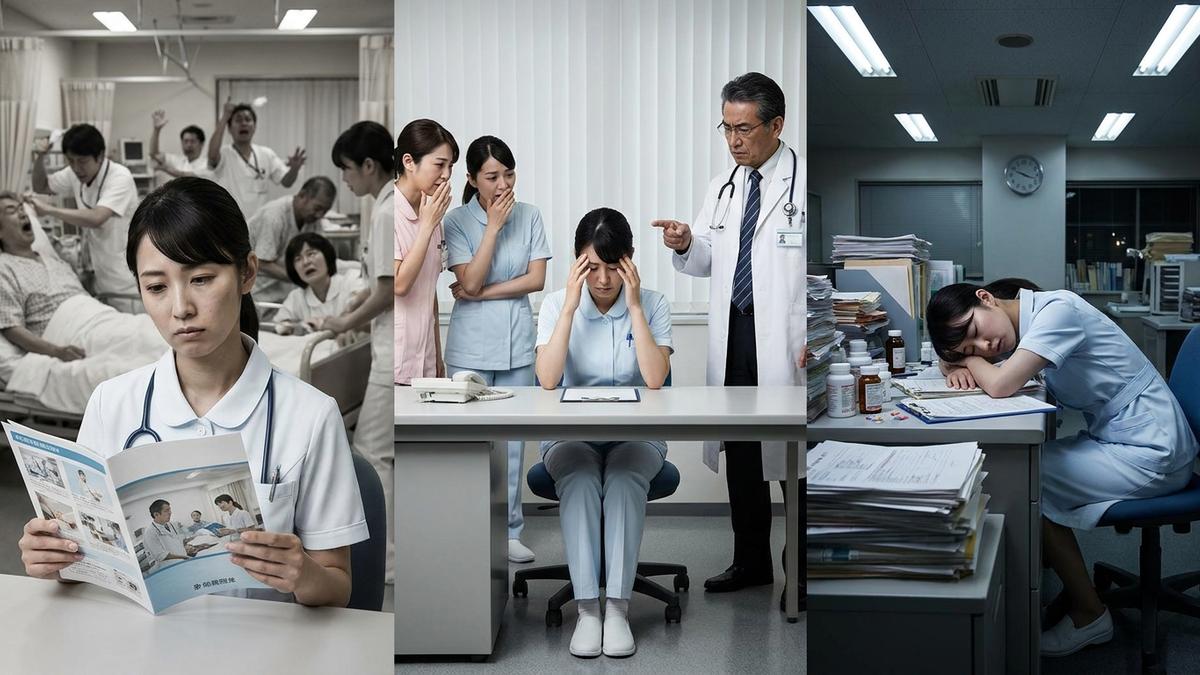 精神科看護師転職で後悔しやすい3パターンのイメージ画像