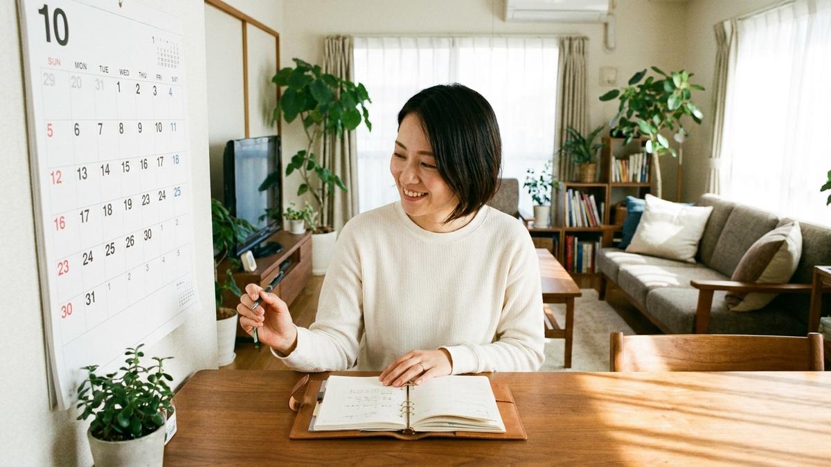 退職スケジュールを立てる看護師