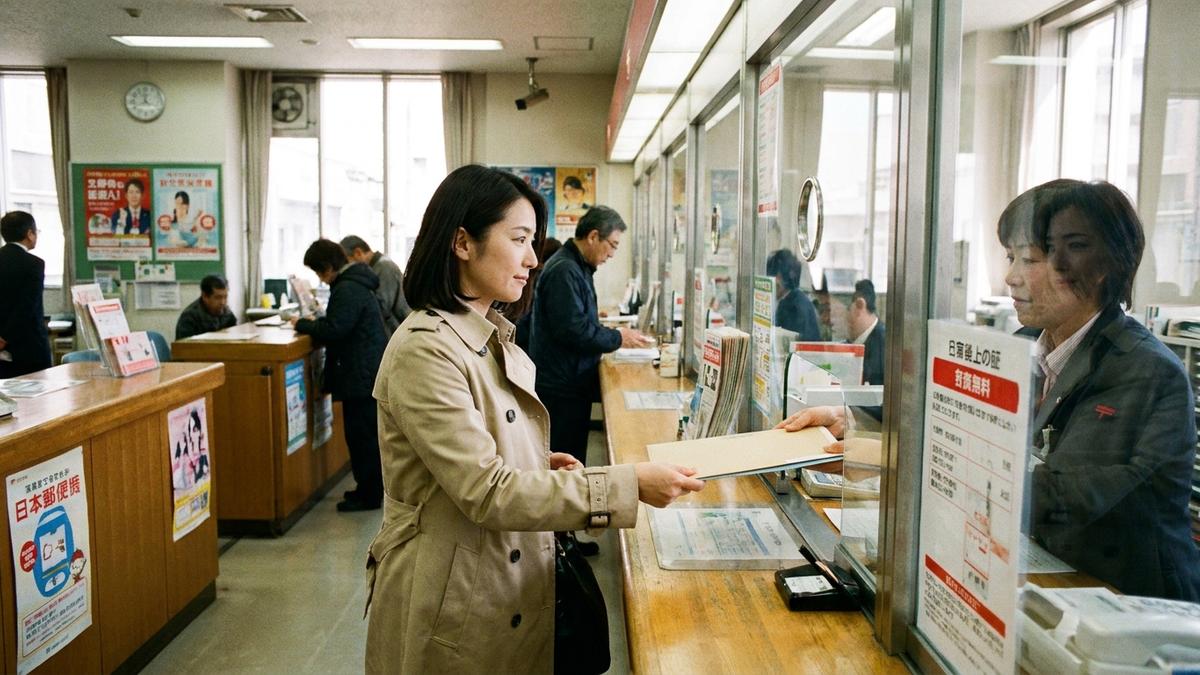 内容証明郵便で退職届を送る看護師