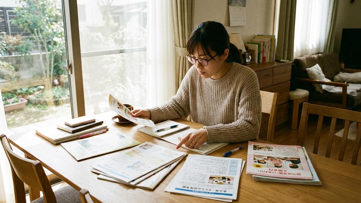 保育園転職の職場選びをする看護師