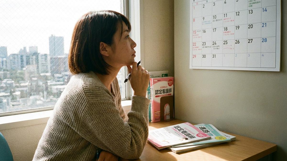 転職タイミングを検討するICU看護師のイメージ