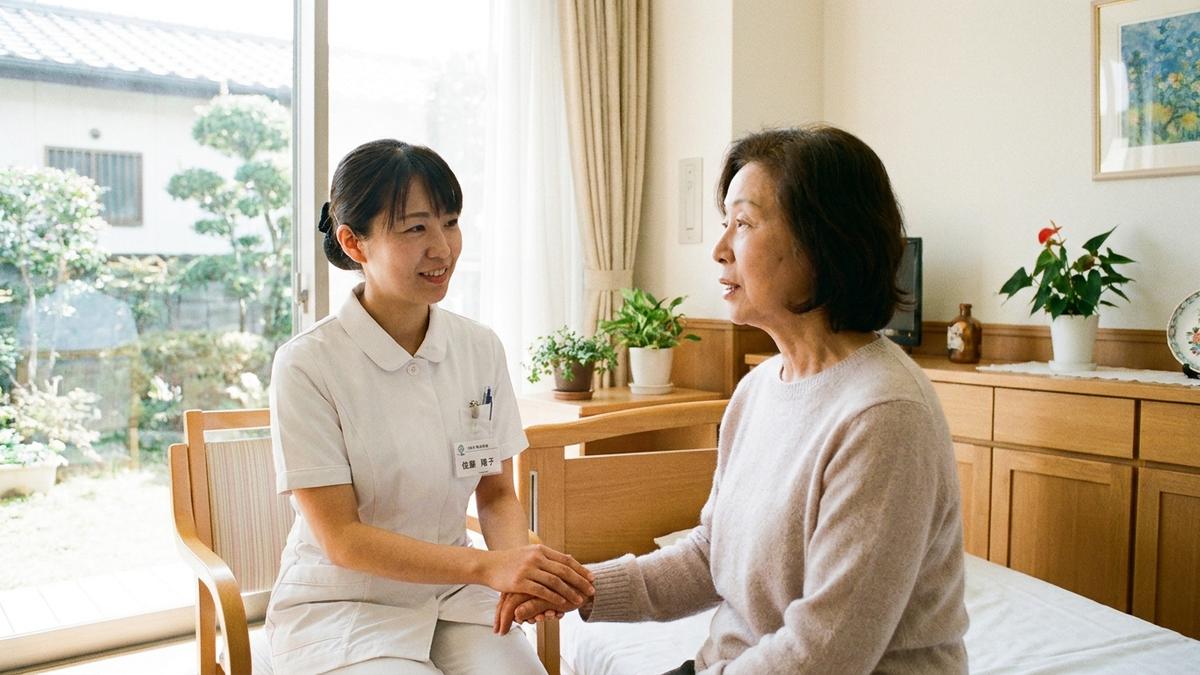 精神科病棟で患者と向き合う看護師