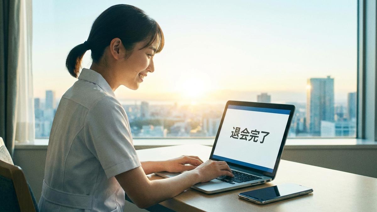 看護師の転職サイト退会手順とメール例文|連絡は止まる?のイメージ画像