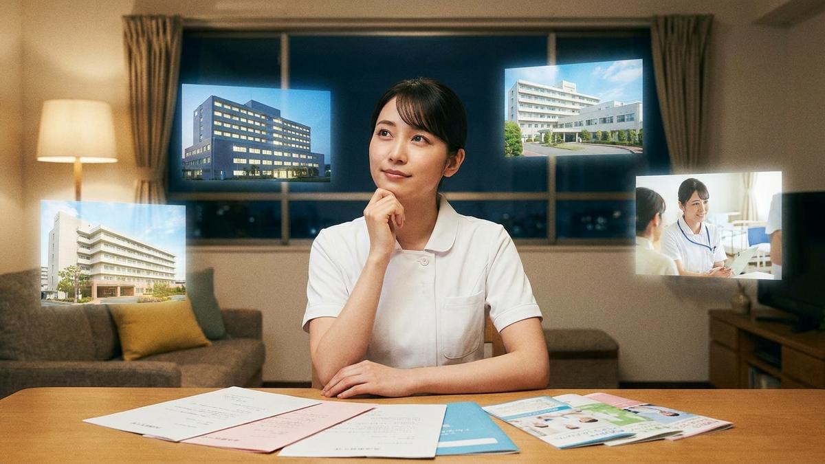 複数の内定、どう選ぶ?看護師の後悔しない転職先決定ガイド のイメージ画像