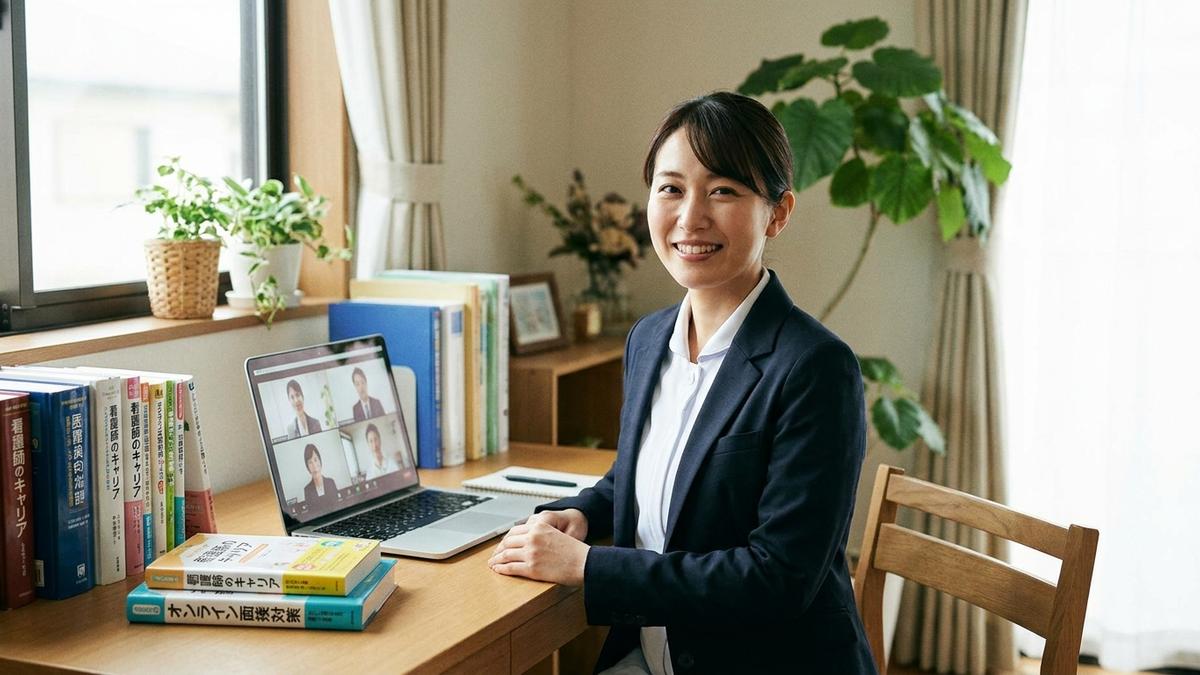 看護師のオンライン面接対策完全ガイド のイメージ画像