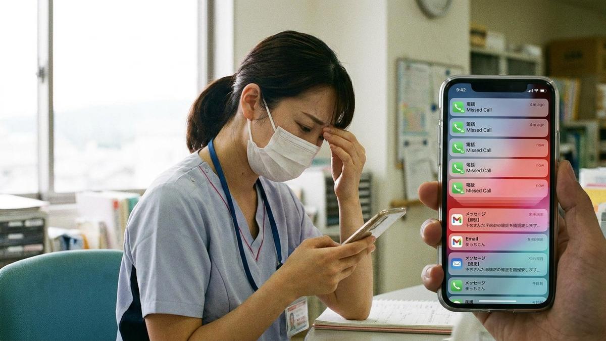 複数の転職エージェントからの連絡管理に悩む看護師