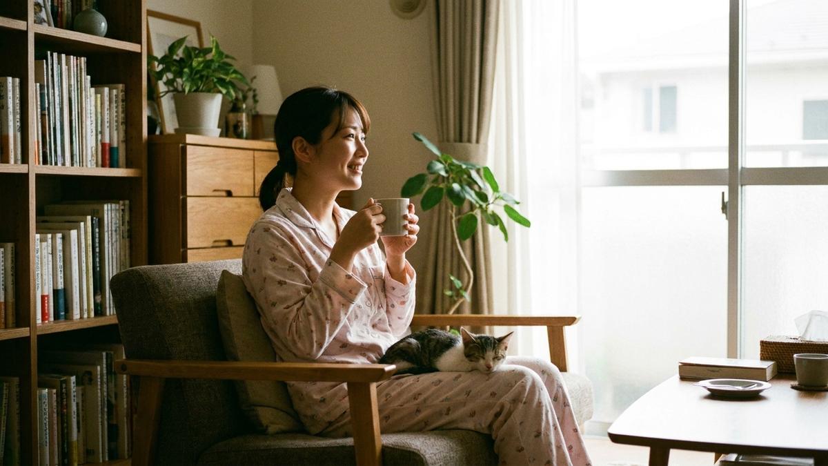 転職後に生活が変化した看護師のイメージ