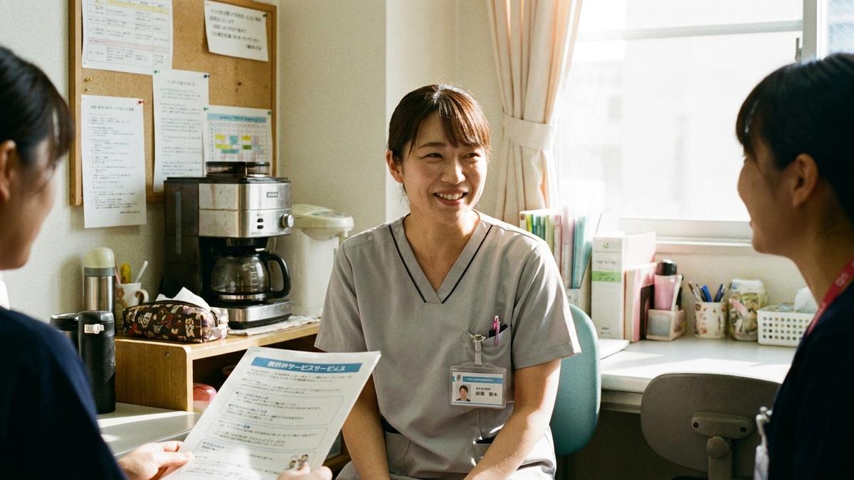 転職サイトの無料の仕組みを理解し安心する看護師のイメージ