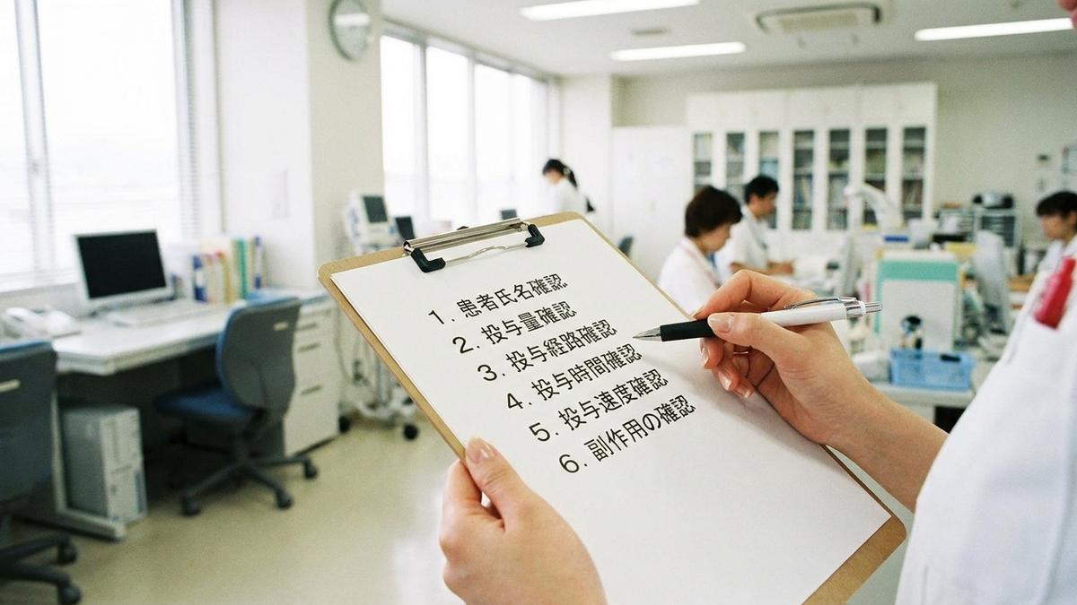 自分の状況に合う記事を早見表で確認する看護師