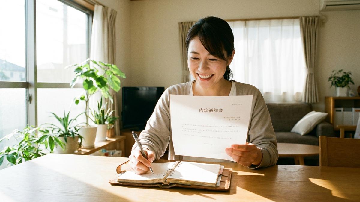 内定承諾後の準備を進める看護師