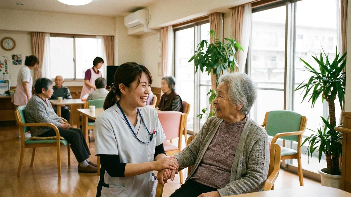 介護・福祉分野の資格を活かして高齢者ケアに携わる看護師