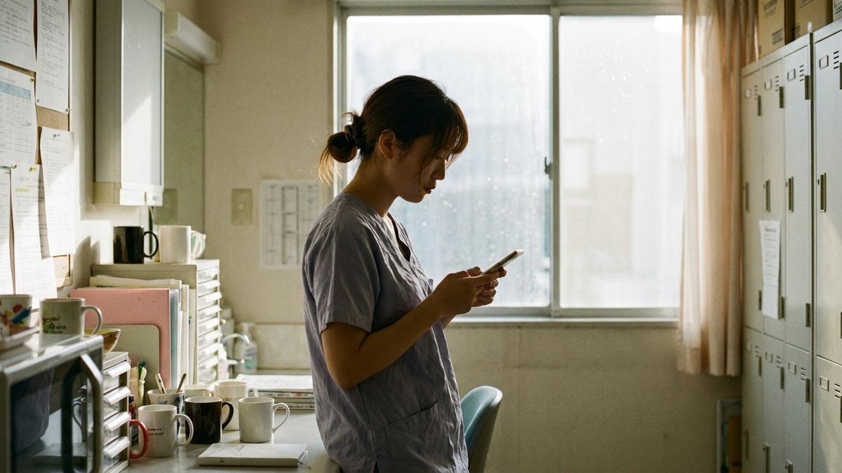 転職・辞めたいと悩む看護師1年目の女性